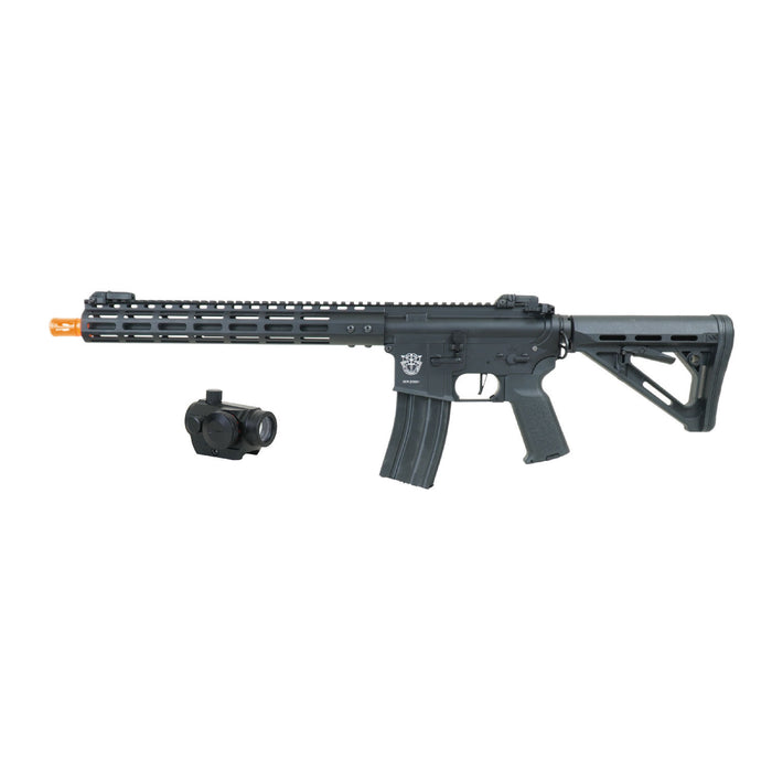 Classic Army full metal M4 Mk18 MLOK AEG with red dot sight package