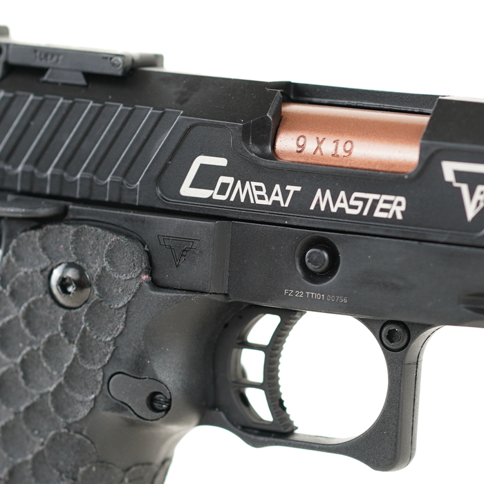 TTI Combat Master JW3 Hi Capa by JAG Arms Airsoft Pistol - Green Gas