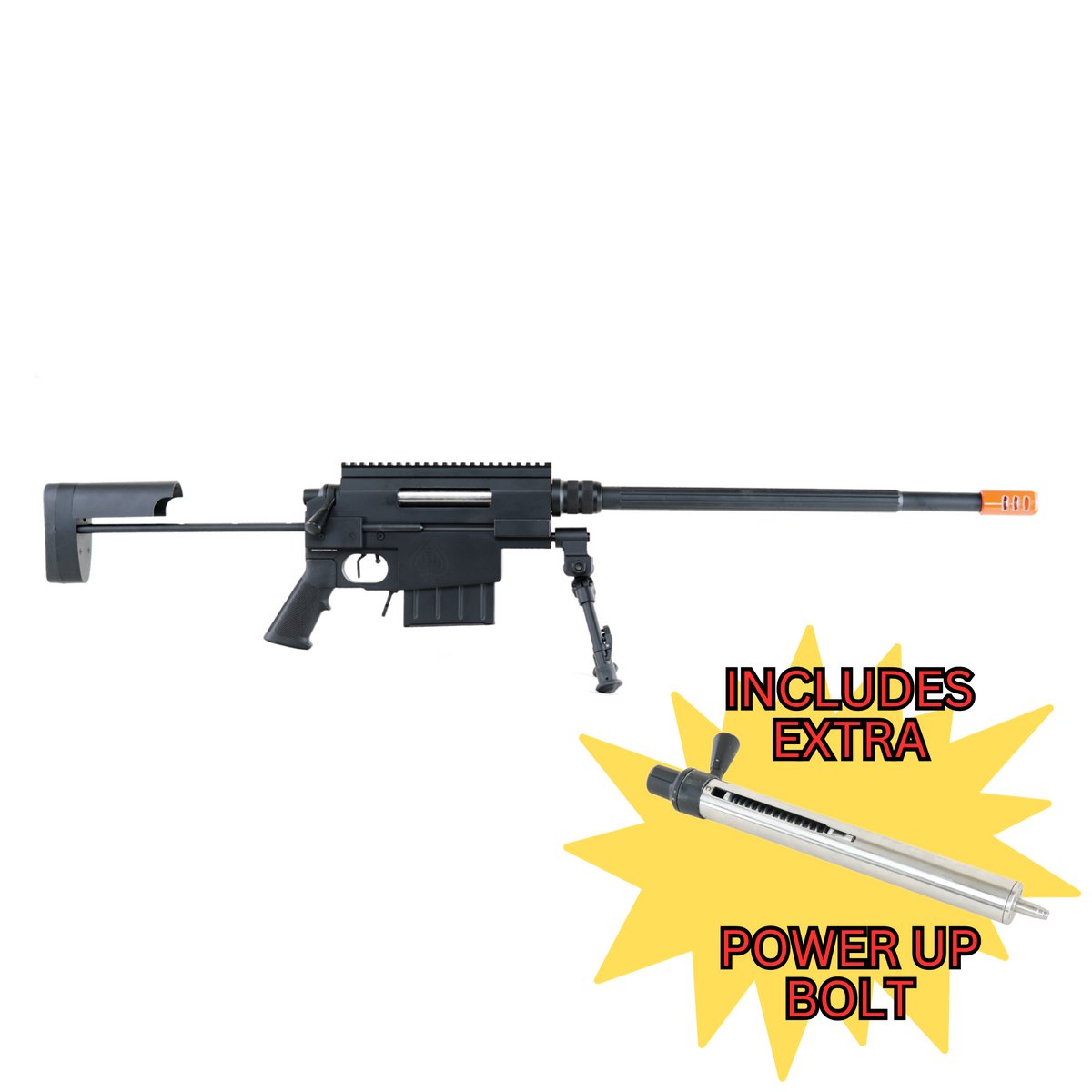 Package Deal: Nemesis Arms VANQUISH Bolt Action Airsoft Sniper