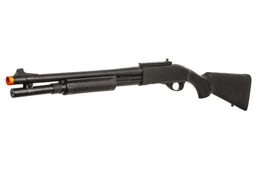 JAG Arms Scattergun HDS Black Gas Shotgun Airsoft Gun (Extended Tube) Angled