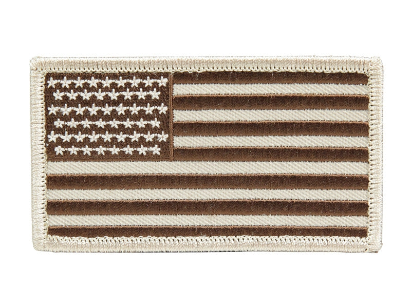 PATCH: USA Flag in Desert Tan